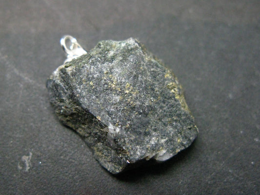 Healers Gold Silver Pendant From USA - 1.1" - 4.62 Grams
