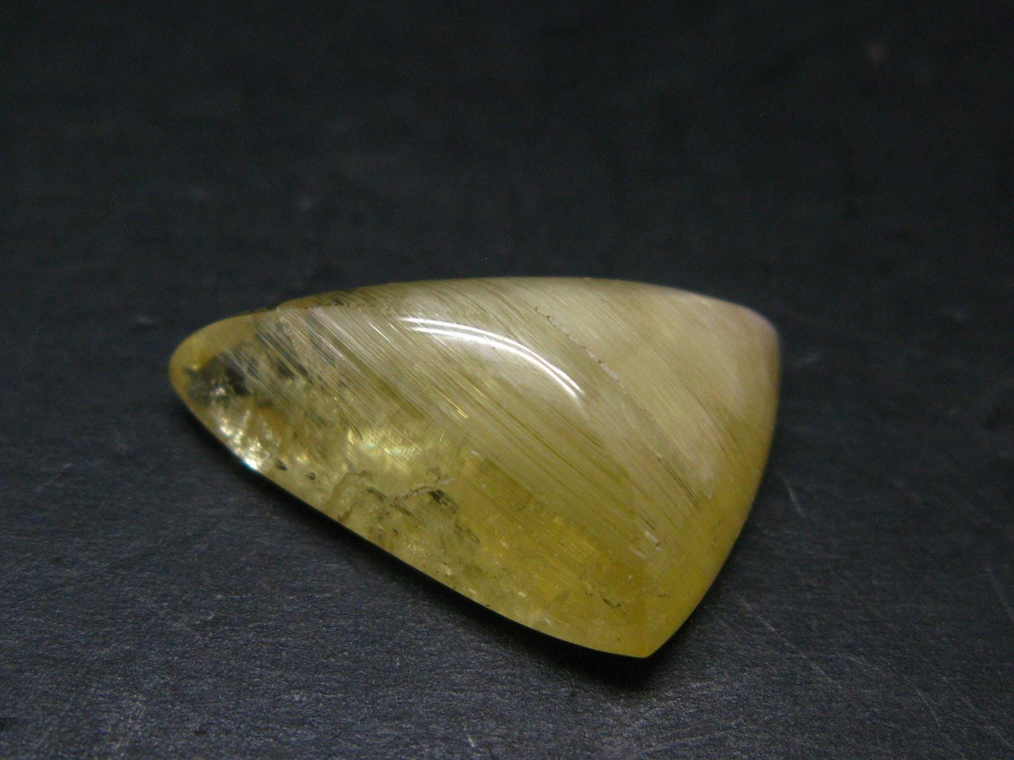 Rare Agni Gold Danburite Cabochon From Tanzania - 24.60 Carats - 1.0"