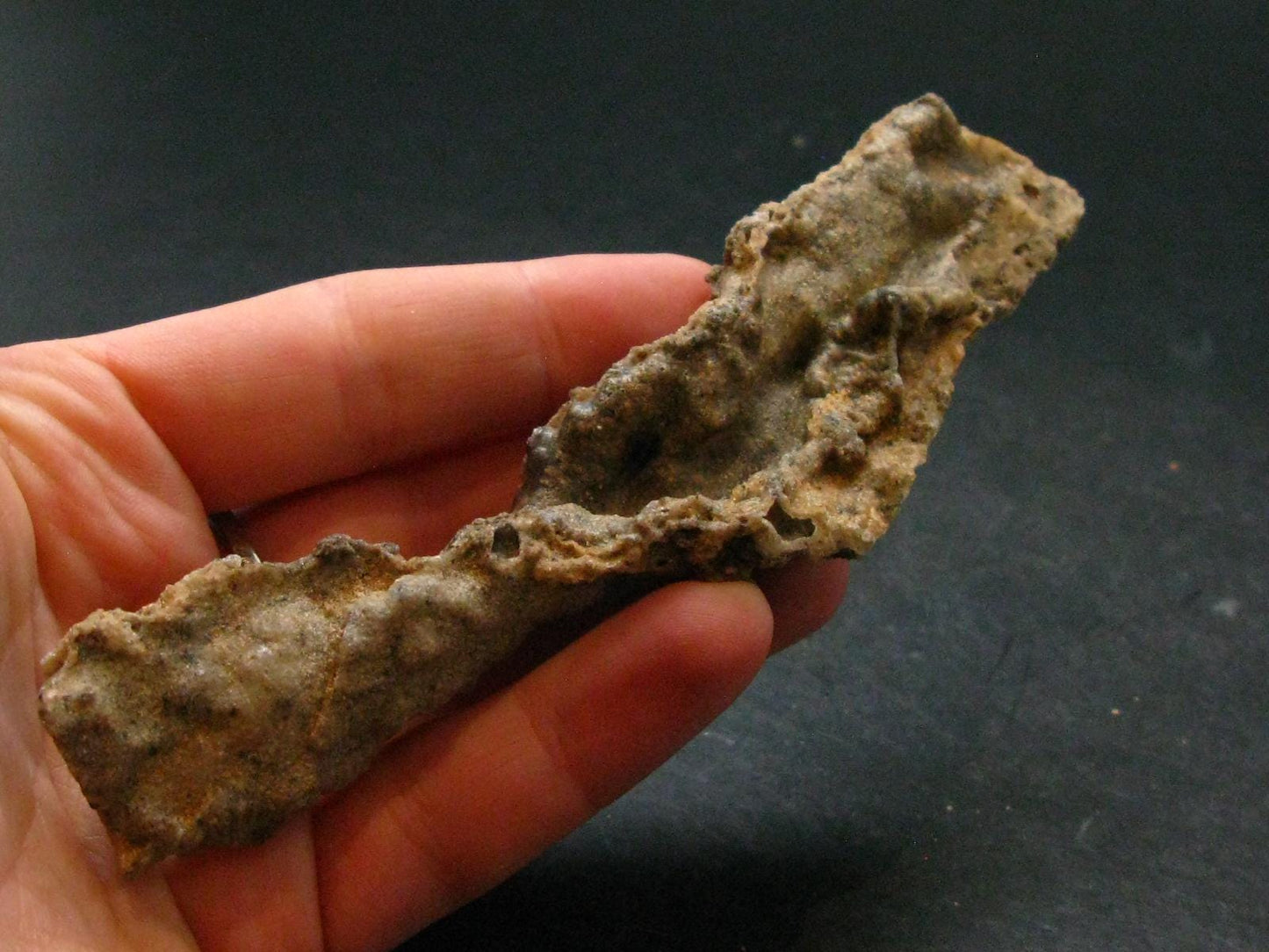 Large Fulgurite Lightning Rock From Sahara Desert - 4.5"