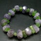 Peridot & Scapolite Genuine Bracelet ~ 7.5 Inches ~ Facetted Beads