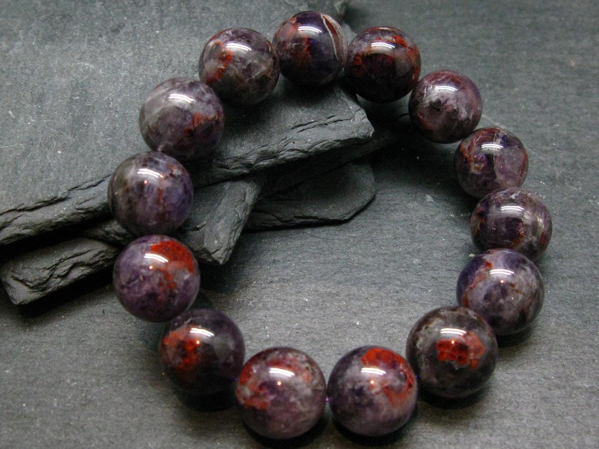 Auralite 23 Genuine Bracelet ~ 7 Inches ~ 16mm Round Beads