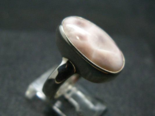 Natrolite Sterling Silver Ring From Indonesia - Size 8