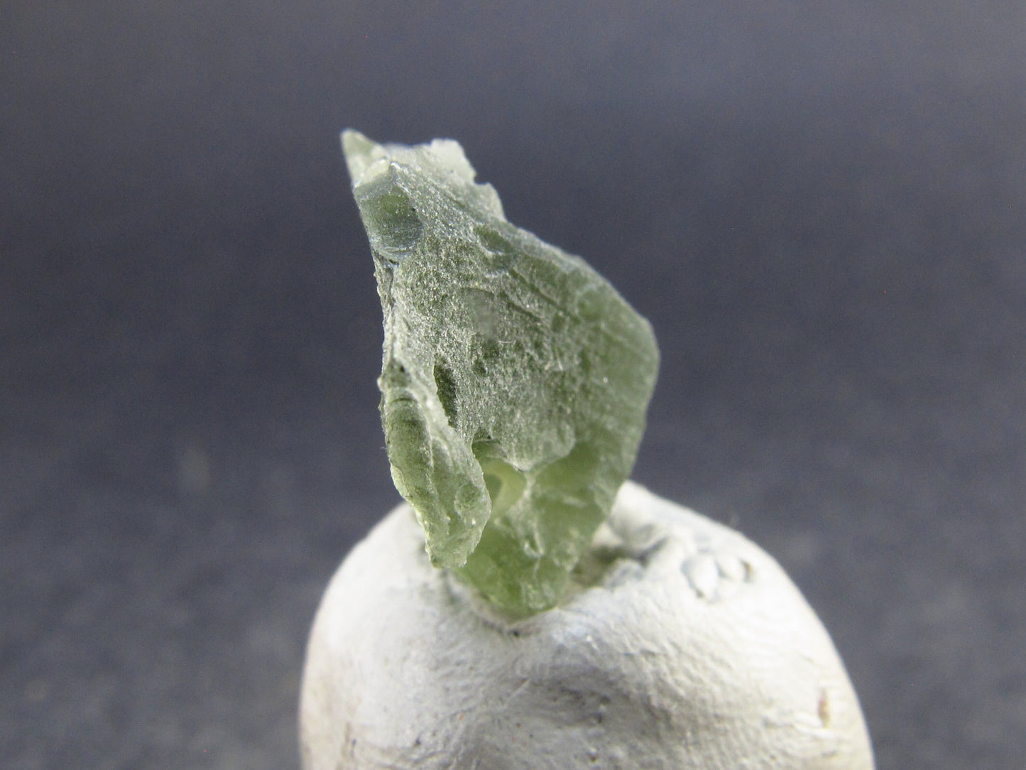 Moldavite Tektite Raw Piece from Czech Republic - 0.7" - 5.50 Carats - 1.10 Grams
