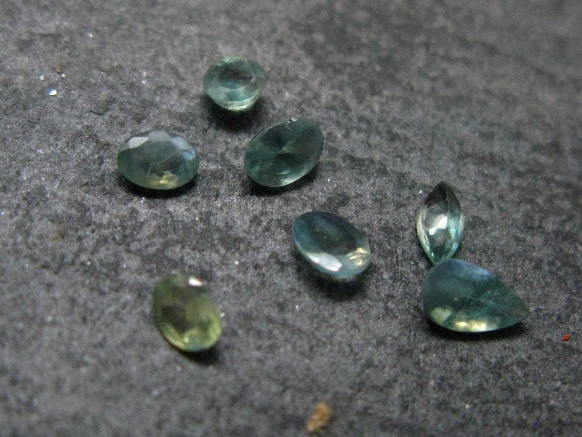 Lot of 7 Alexandrite Chrysoberyl Cut Facetted Gems From Russia - 1.09 Carats Combined