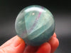 Gem Purple + Green Fluorite Sphere from China - 1.8"