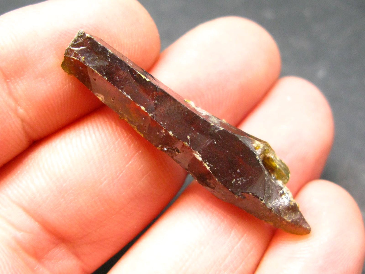 Stunning Fire Red Zincite Zinkite Crystal From Poland - 1.7" - 41.35 Carats