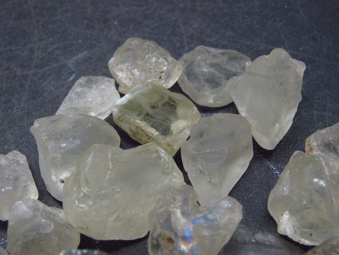 Lot of 25 Gem Orthoclase Sanadine Sanidine Crystals From Madagascar