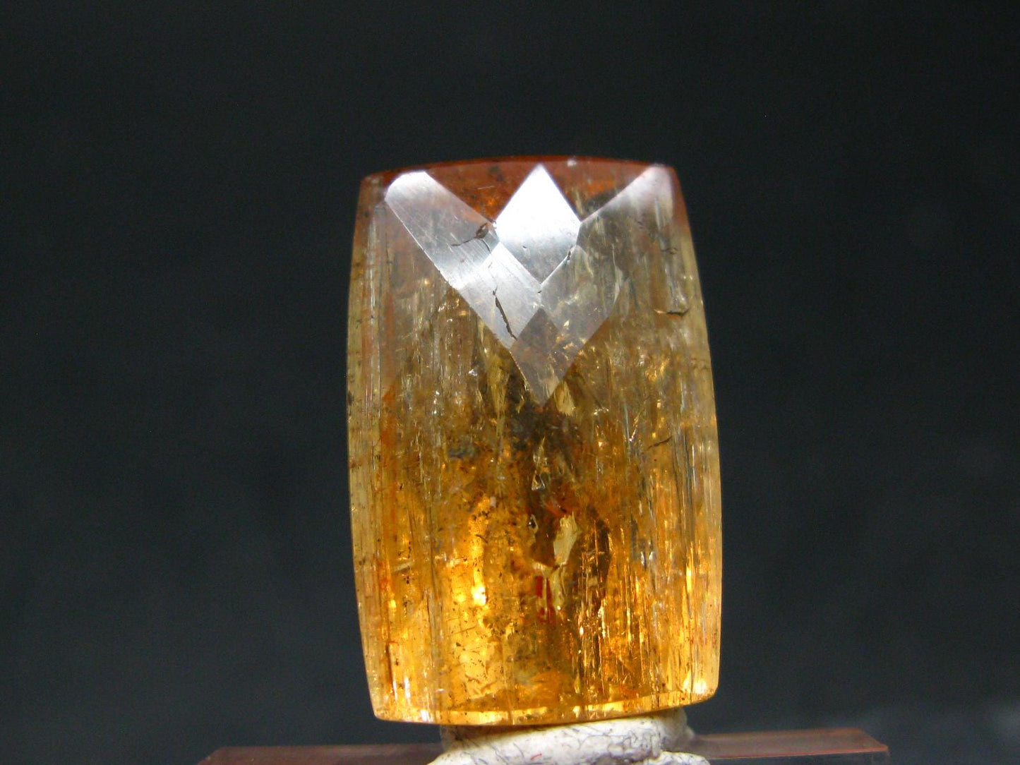 Gem Imperial Topaz Cut Stone From Brazil - 26.90 Carats
