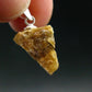 Rare Herderite Crystal Silver Pendant from Brazil - 0.8" - 1.31 Grams