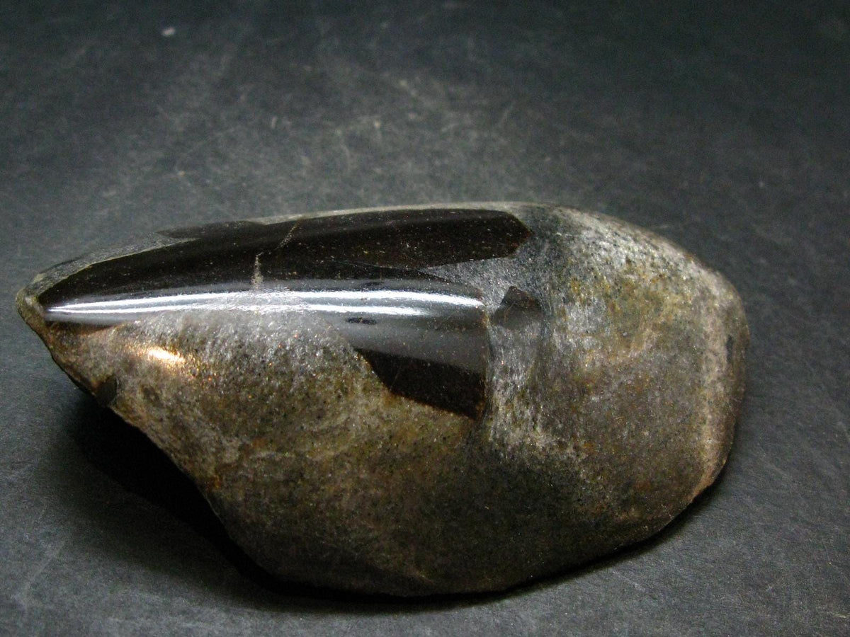 A Perfect Staurolite Polished Crystal on Matrix from Russia - 3.7" - 163.58 Grams
