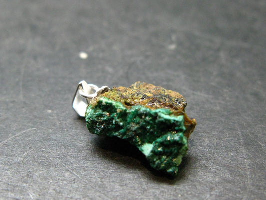 Nice Atacamite Pendant from Chile - 0.8" - 1.70 Grams
