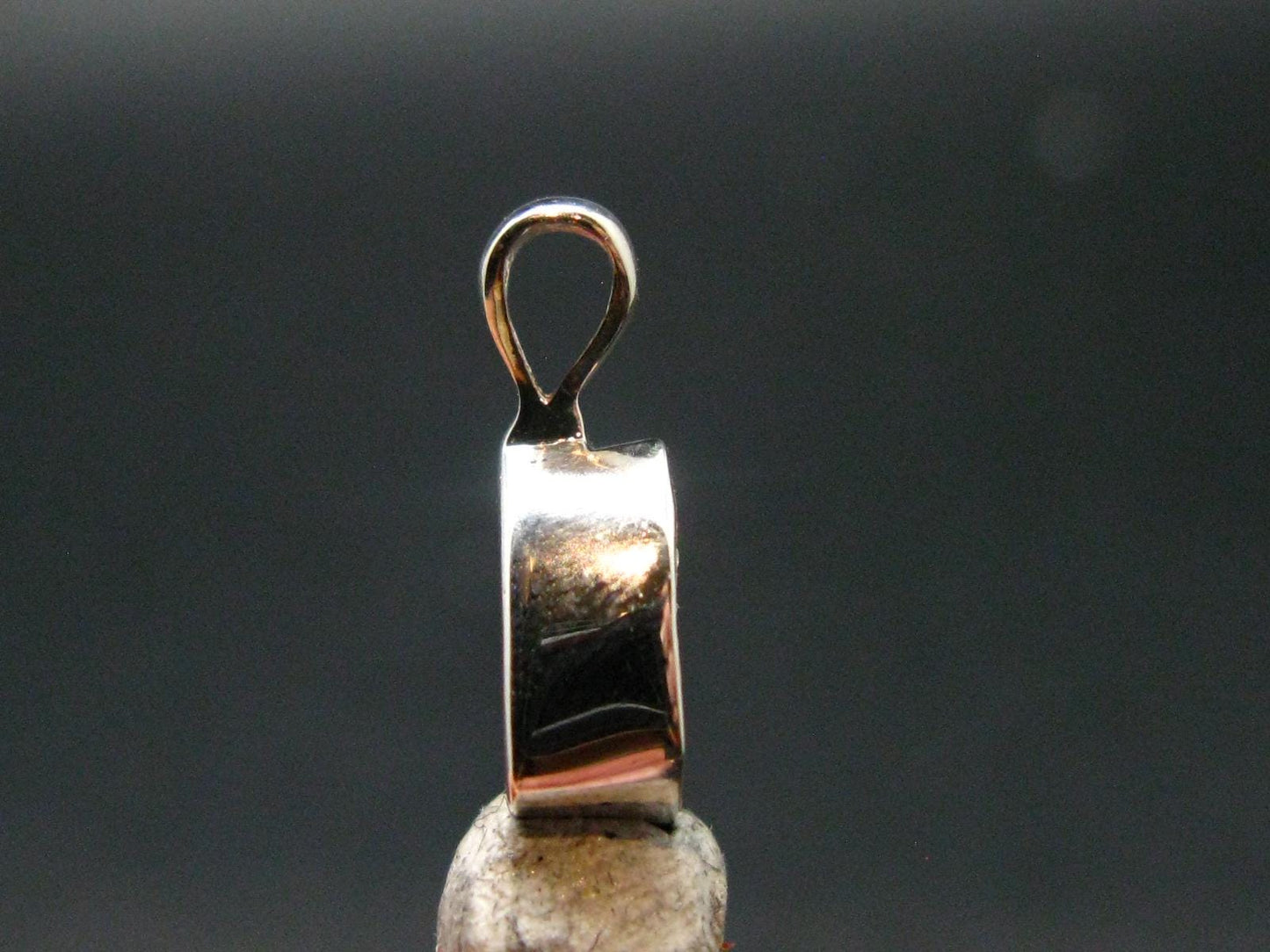 Rhodizite Rhodozite Crystal Silver Pendant from Madagascar - 0.6" - 1.0 Grams