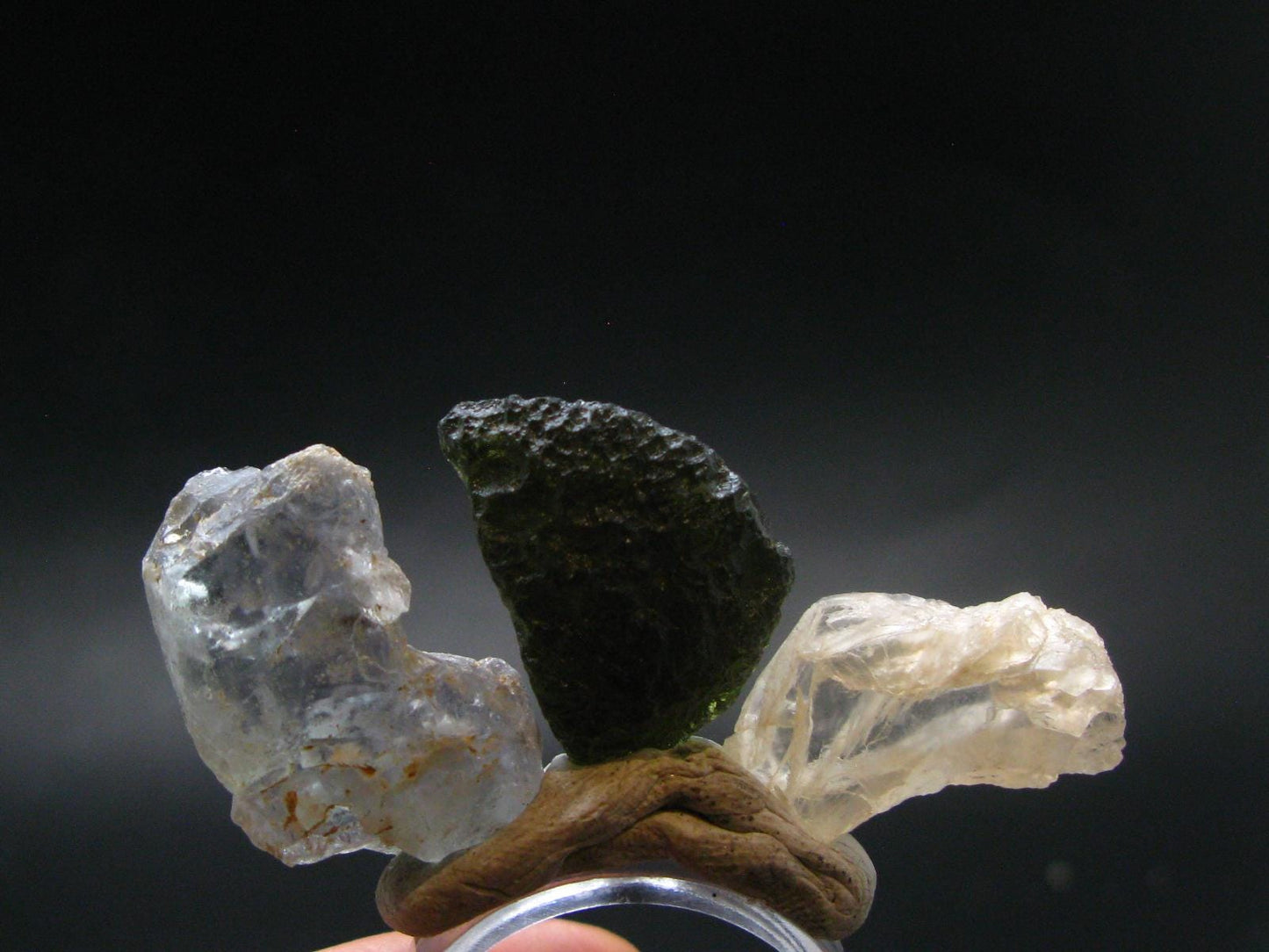 Synergy 12 Set Phenakite Moldavite Natrolite Petalite Danburite Tektite Scolecite Herderite Tanzanite Brookite 175.76 Gr