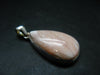 Pink Scolecite Sterling Silver Pendant From India - 1.6"