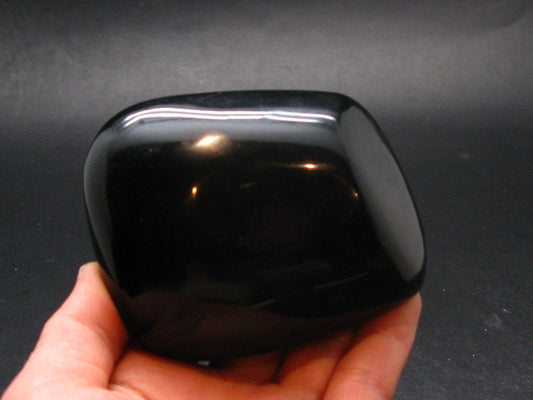 Black Obsidian Polished Stone From Mexico - 3.3"