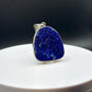 Natural Azurite Statement Charm | Sterling Silver Setting
