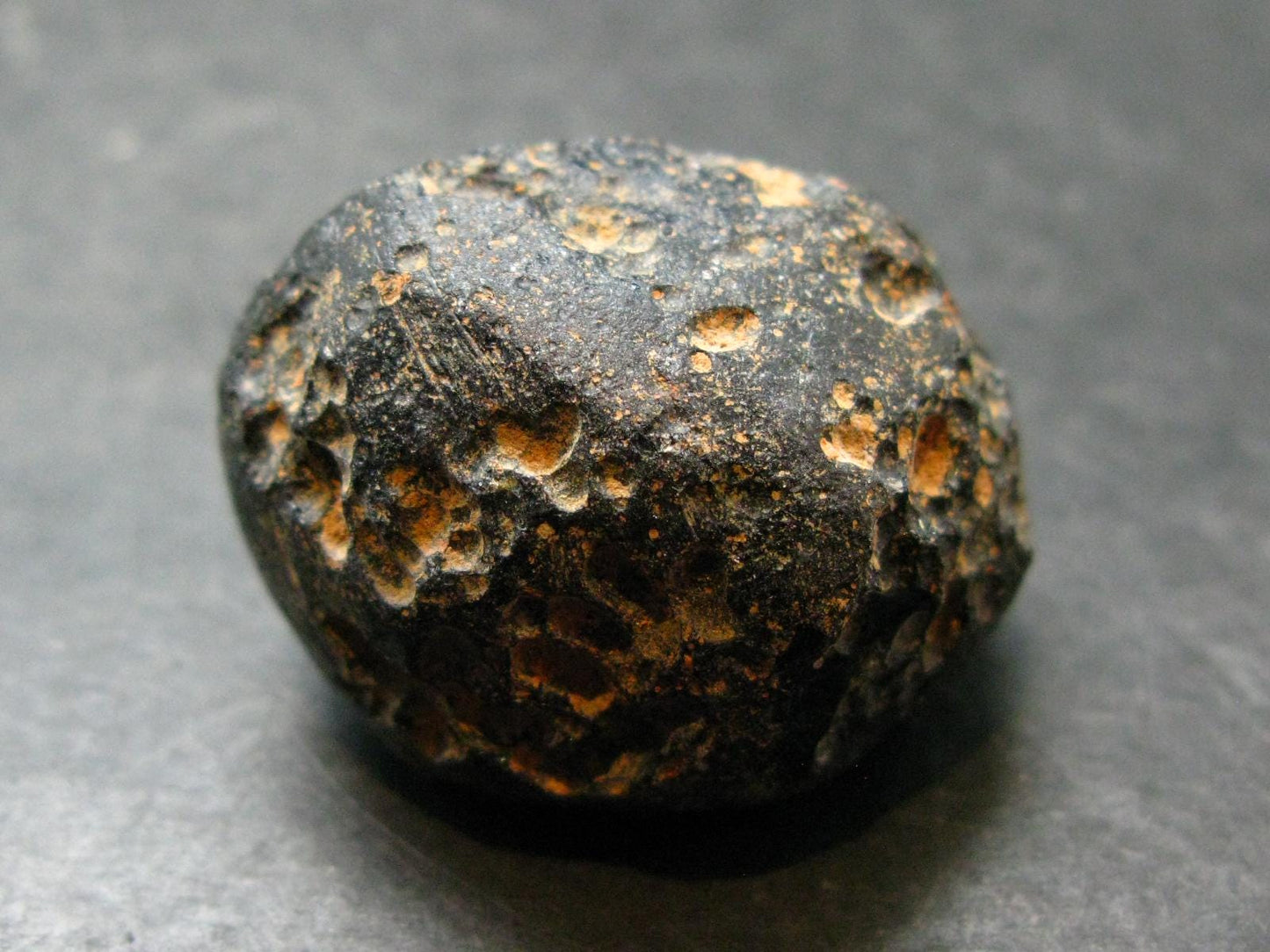 Rare Large Black Tibetan Tektite Raw Piece from Tibet - 1.4" - 30.05 Grams
