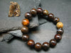 Boulder Opal Genuine Bracelet ~ 7 Inches ~ 12mm Round Beads