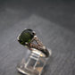 Moldavite Sterling Silver Ring From Czech Republic - Size 7.25 - 3.30 Grams