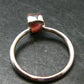 Pezzottaite Crystal Silver Ring From Madagascar - Size 8 - 2.10 Grams