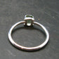 Moldavite Tektite Silver Ring from Czech Republic - Size 6 - 1.20 Grams