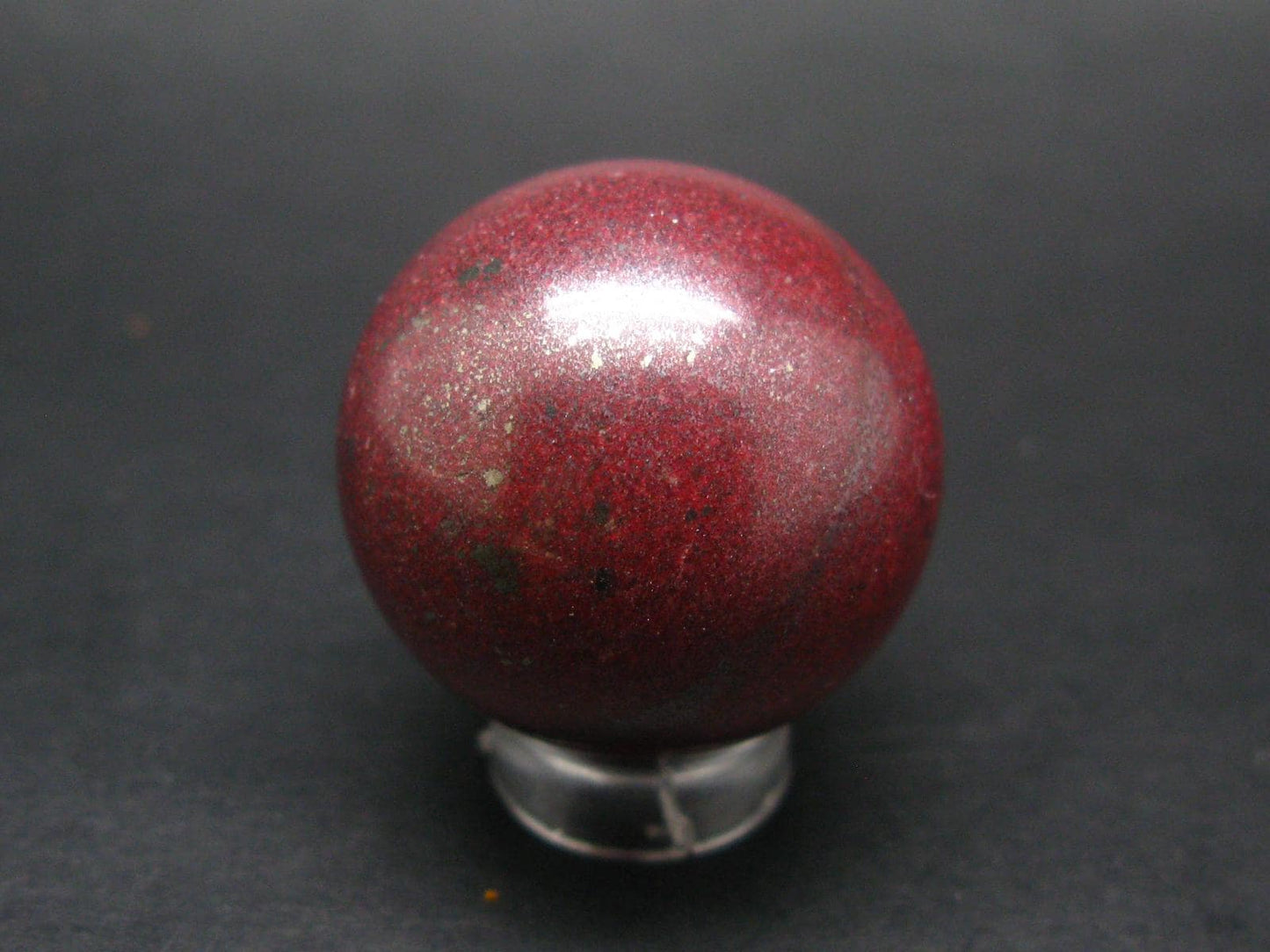 Large Cinnabar Ball Sphere from Spain - 58.5 Grams - 1.2"