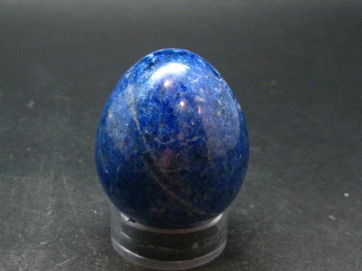 Beautiful Blue Lapis Lazuli Egg from Afghanistan - 1.8" - 115.86 Grams