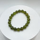 Green Peridot Beaded Bracelet | August Birthstone, Healing Crystal