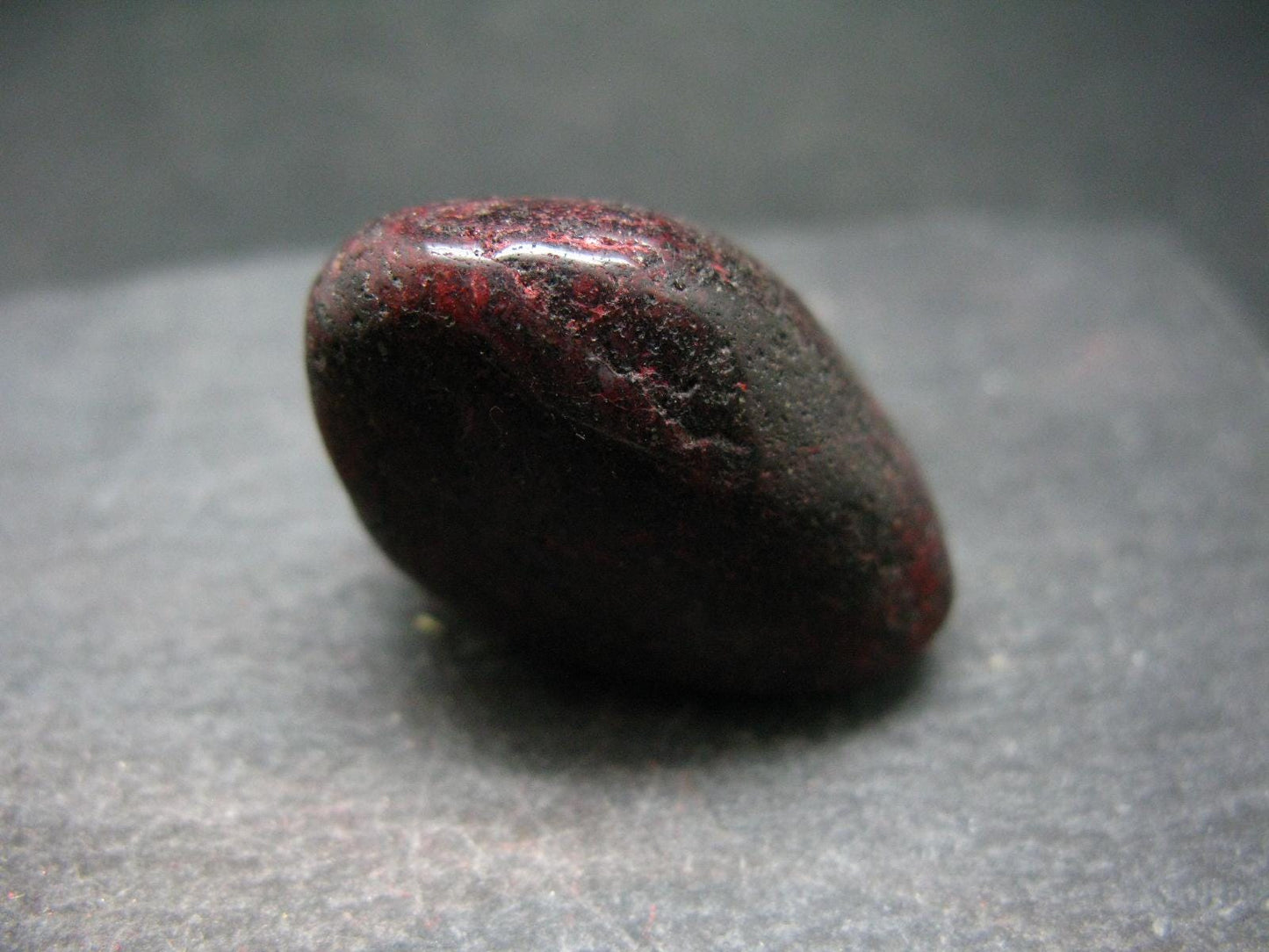 Red Cinnabar Cinabar Tumbled Piece From Spain - 21.39 Grams - 1.2"