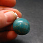 Genuine Turquoise Silver Pendant From Sleeping Beauty Arizona - 1.1" - 6.07 Grams