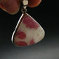Pink Tourmaline In Quartz Crystal Silver Pendant from Brazil- 1.5" - 9.03 Grams