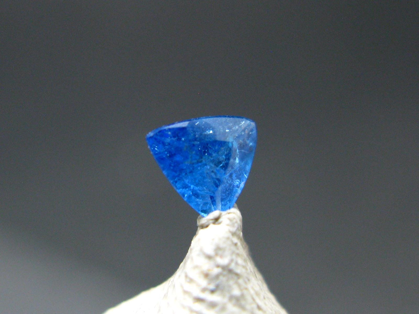 Rare Lazulite Cut Stone from Canada - 0.19 Carats - 5x3mm