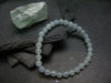 Aquamarine Genuine Bracelet ~ 7 Inches ~ 6mm Round Beads