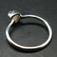 Phenakite Phenacite Crystal Silver Ring From Brazil - Size 7 - 1.79 Grams