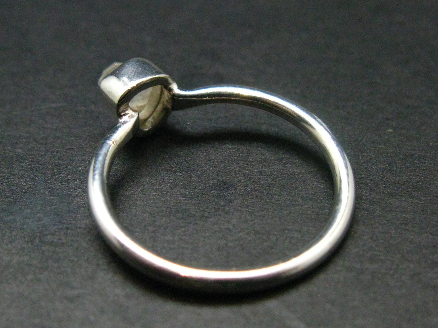 Phenakite Phenacite Crystal Silver Ring From Brazil - Size 7 - 1.79 Grams