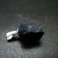 Azurite Nodule Crystal Sterling Silver Pendant from Russia - 0.7" - 2.03 Grams
