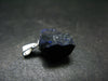 Azurite Nodule Crystal Sterling Silver Pendant from Russia - 0.7" - 2.03 Grams