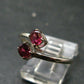 Pink Tourmaline Silver Ring From Brazil - 1.94 Grams - Size 7
