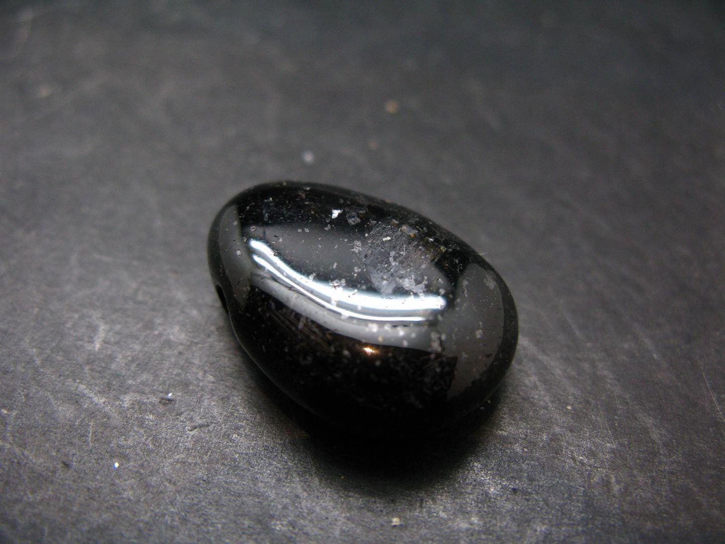 Nuumite Nuummite Metal Free Pendant From Greenland - 1.1" - 12.67 Grams