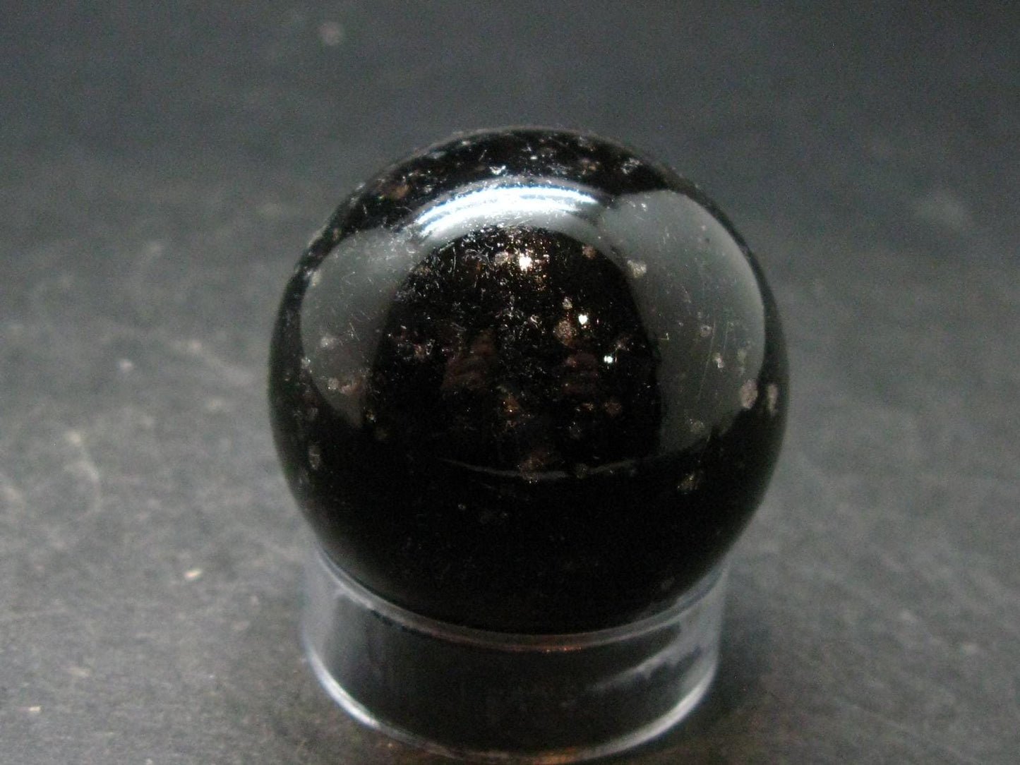 Incredible Cintamani Stone Pearl of Fire Sphere Ball from Indonesia - 1.2" - 63.0 Grams