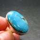 Genuine Turquoise Sterling Silver Ring - 11.53 Grams - Size 9