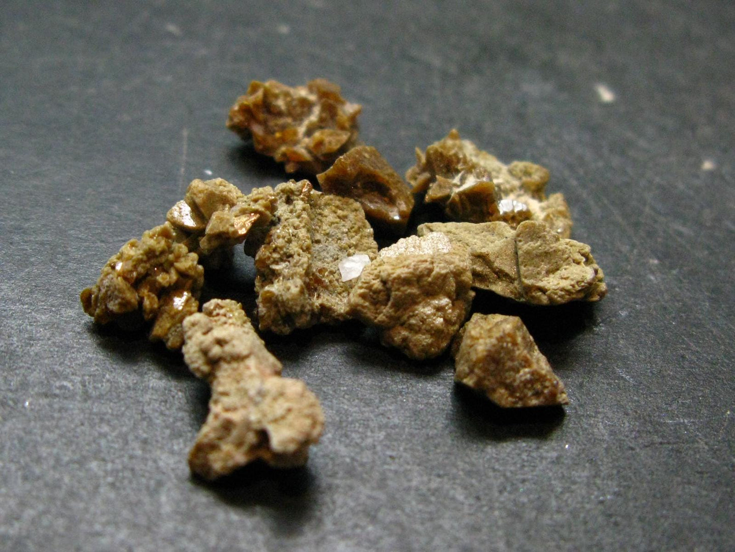Rare Lot of 10 Monazite Crystals From Brazil - 6.62 Grams