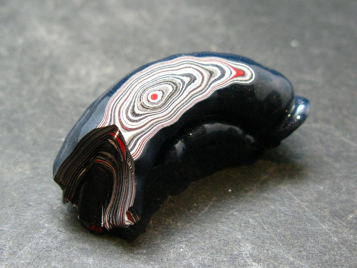 Very Cool Fordite "Detroit Motor City Agate" from Michigan - 1.7"- 6.22 Grams