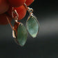Extremely Rare Grandidierite Silver Earrings From Madagascar - 1.1"