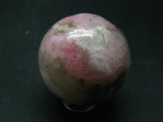 Rare Pink Tugtupite Ball Sphere From Greenland - 67 Grams - 1.4"