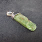 Green Kyanite Silver Pendant from Brazil - 1.2" - 2.03 Grams
