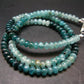 Extremely Rare Grandidierite Necklace From Madagascar - 17" - 5mm Rondelle Beads