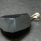 Black Tourmaline Schorl Silver Pendant From Brazil - 1.7" - 18.75 Grams