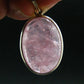 Pink Morganite Silver Pendant From Brazil - 1.5" - 9.71 Grams