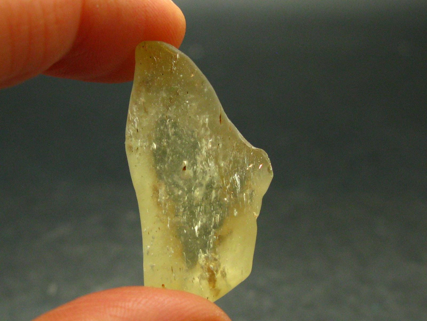 Nice Gem Libyan Tektite Raw Piece From Libya - 7.19 Grams - 1.4"